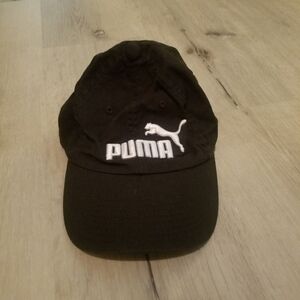 Puma Black Strapback Hat